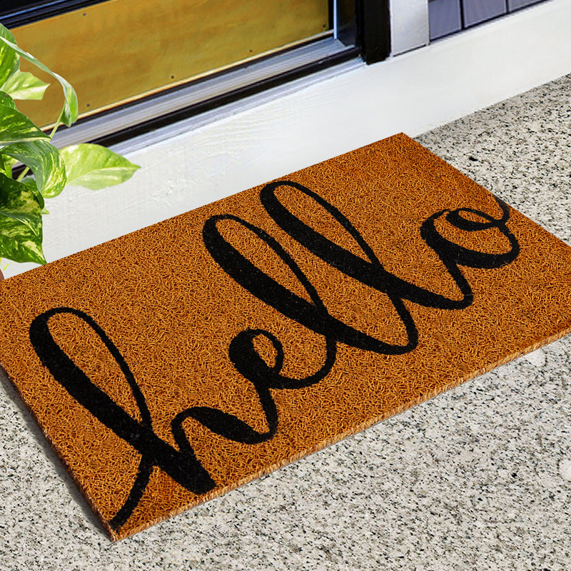 red sun carpet home pvc doormat door mat door mat non-slip mat pvc household carpet mat