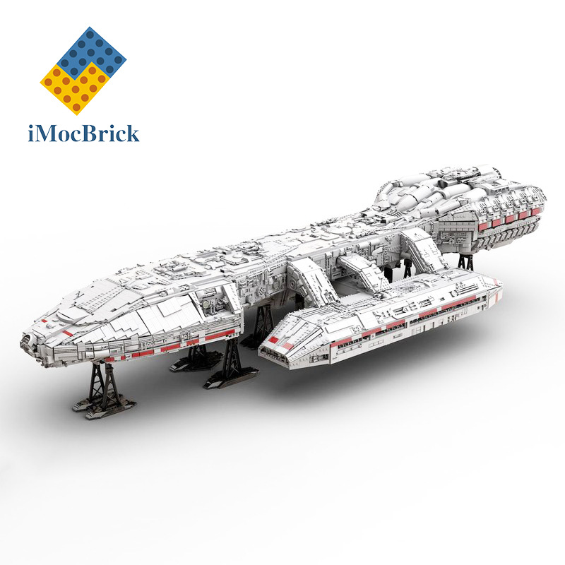 moc-144769跨境热卖兼容乐高积木创意23729pcs太空堡垒卡拉狄加