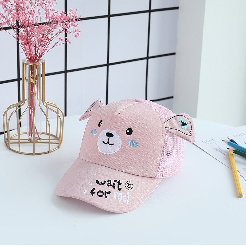 Children's Baseball Cap Summer Thin Mesh Sun Hat Cartoon Cute Baby Sun Hat Children's Peaked Cap