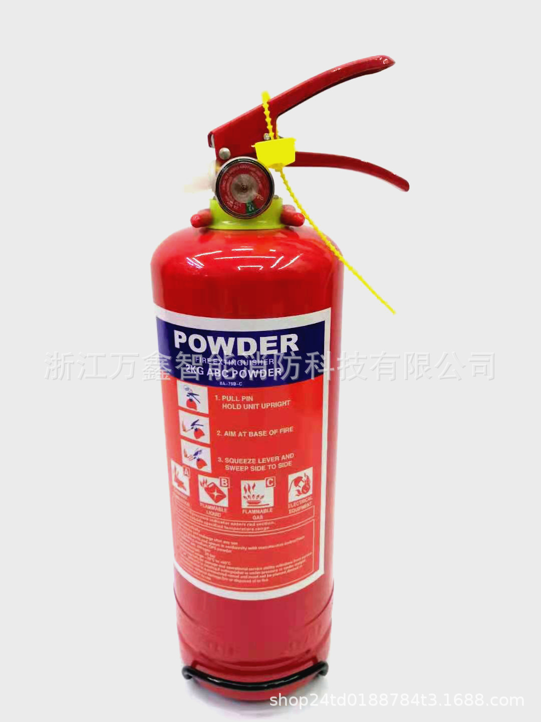 出口外贸专供英文版abc干粉灭火器 出口非洲 车载家用灭火器