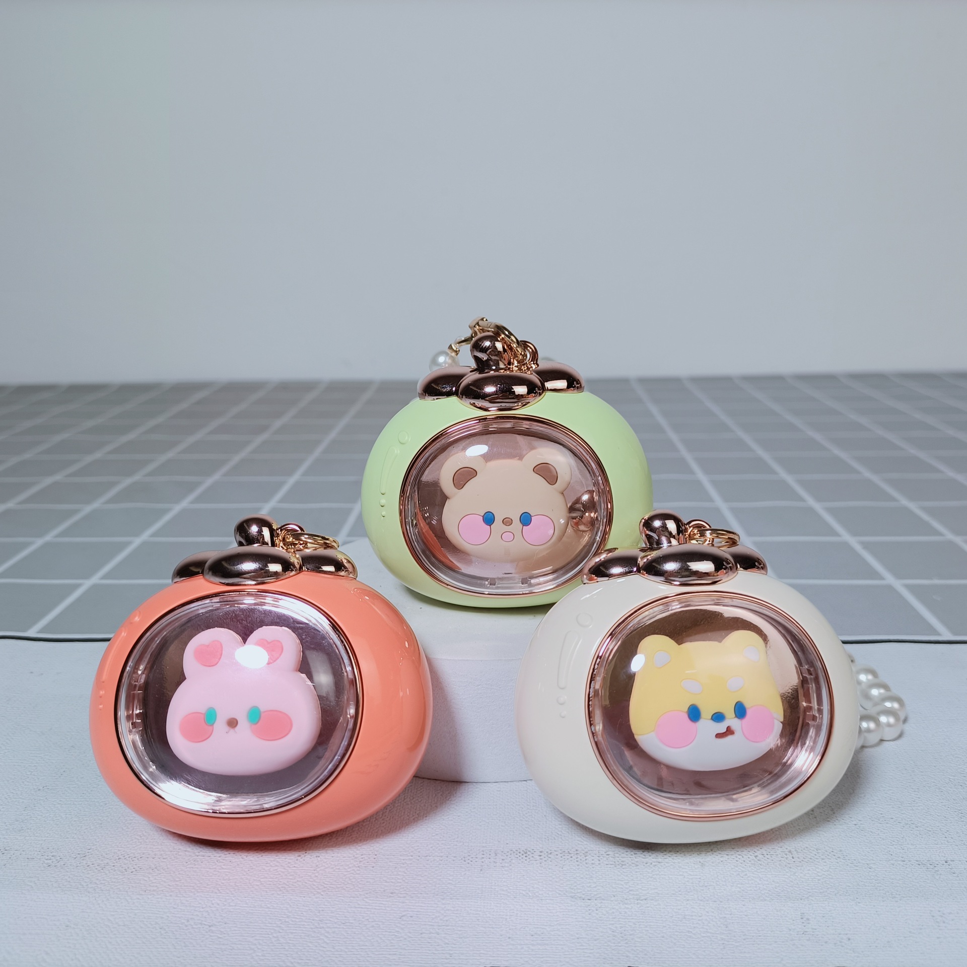 Full of Vitality Persimmon into Two Hand Warmer Hand-Held Girls Winter Pocket with Hand Bead USB Charging Girls Gift