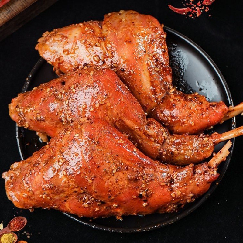 美食麻辣兔腿鲜香特产小零食150克新鲜麻辣兔腿熟食五香兔后腿