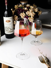 PHZ0批发个性高脚红酒杯家用大号白兰地葡萄酒杯欧式玻璃酒具2个