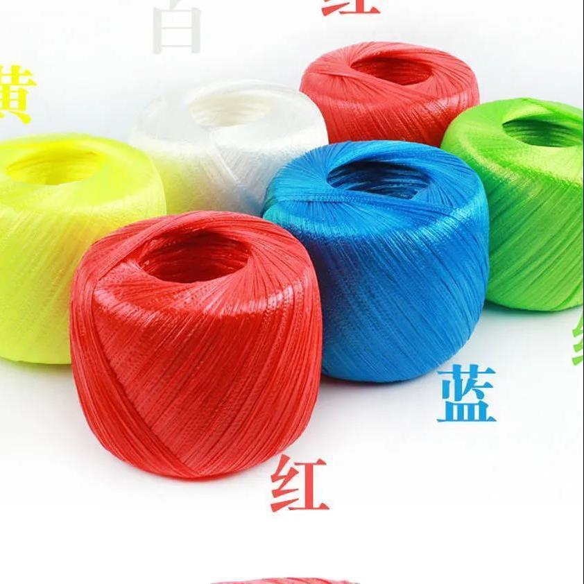 Hambroline Sub Plastic Rope Straw Ball Rope Nylon Rope Pp Binding Color Non-Slip Tear Band Ratchet Tie down Bundles of Vegetables