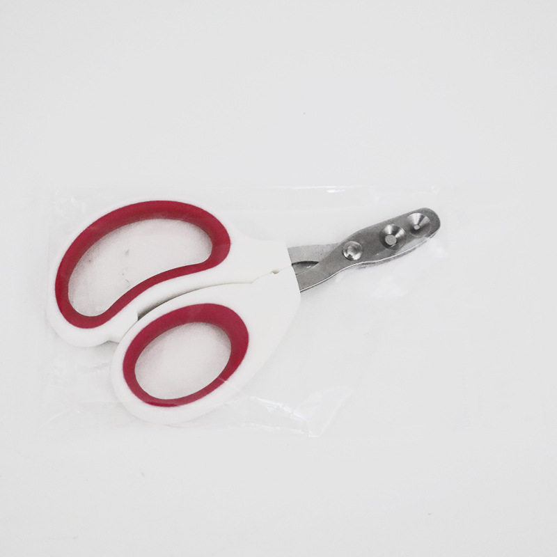 Cat and Dog Nail Scissors Special Novice round Hole Nail Clippers Double Hole Small Blind Scissors Dog and Cat Dual-Use round Mouth Nail Scissors