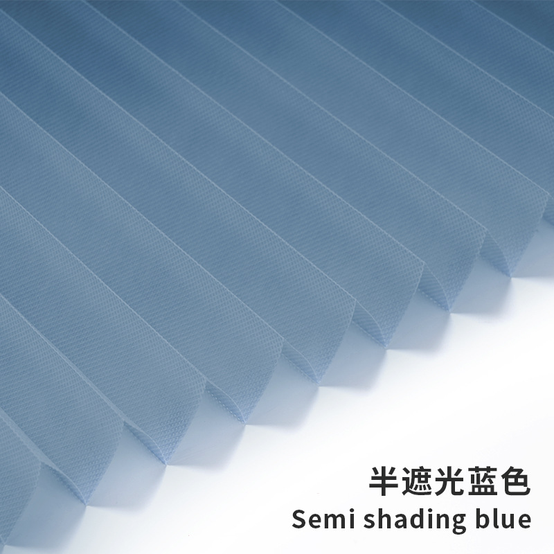 Self-Adhesive Curtain Shading Curtain Pleated Curtain Bedroom Household Sunshade Curtain Punch-Free Blinds Disposable Curtain