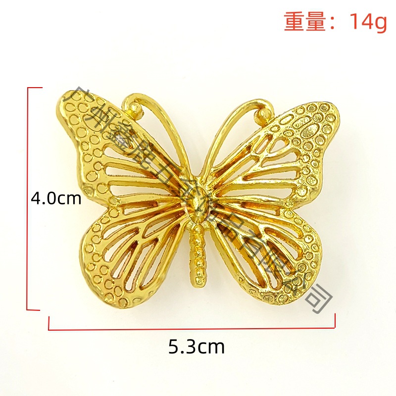 creative zinc alloy golden butterfly decoration ashtray hardware ornaments quilt nordic entry lux style decoration accessories diy