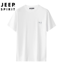 JEEP SPIRIT潮牌夏季短袖T恤女士情侣同款透气百搭上衣服休闲时尚