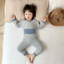 秋季新款儿童内衣套装加绒棉花绒男女宝宝秋衣秋裤加厚保暖家居服