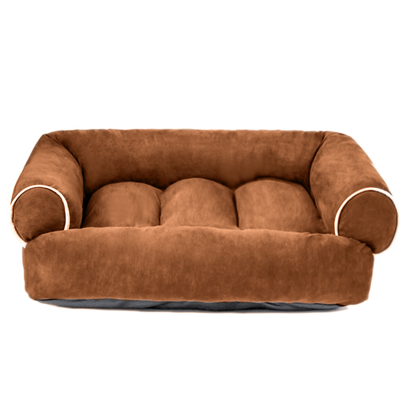 Cross-Border New Arrival Deerskin Pet Dog Sofa Dog Bed Large, Medium and Small Dogs Kennel Mat Cat Nest Source Worker