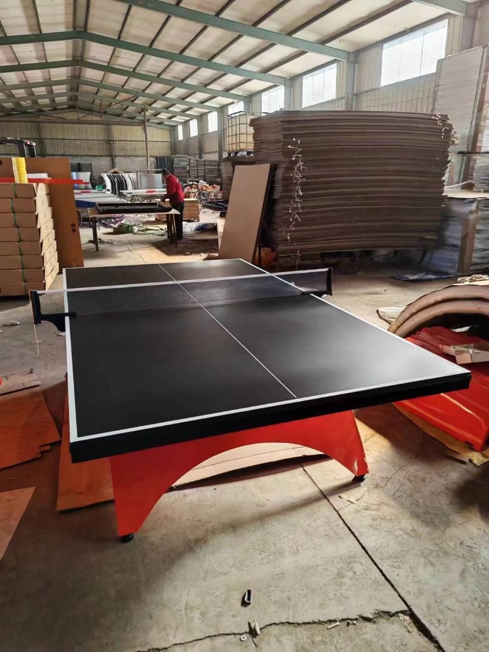 厂家批发 室内大彩虹乒乓球台 比赛标准乒乓球桌 训练乒乓球台