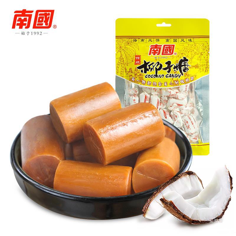 【99元任选12件】南国食品海南特产传统椰子糖200g喜糖果零食