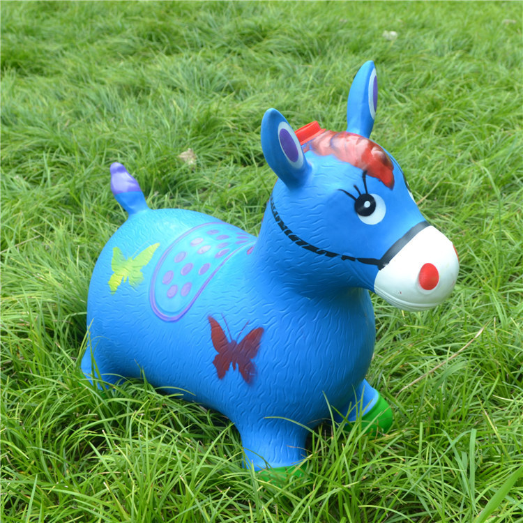 Factory Direct Inflatable Toys Thickened Jumping Animal Deer Wholesale Jumping Horse