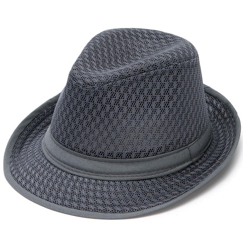 老头帽春夏天中老年人帽子男网眼礼帽大檐透气老人凉帽爸爸太阳帽