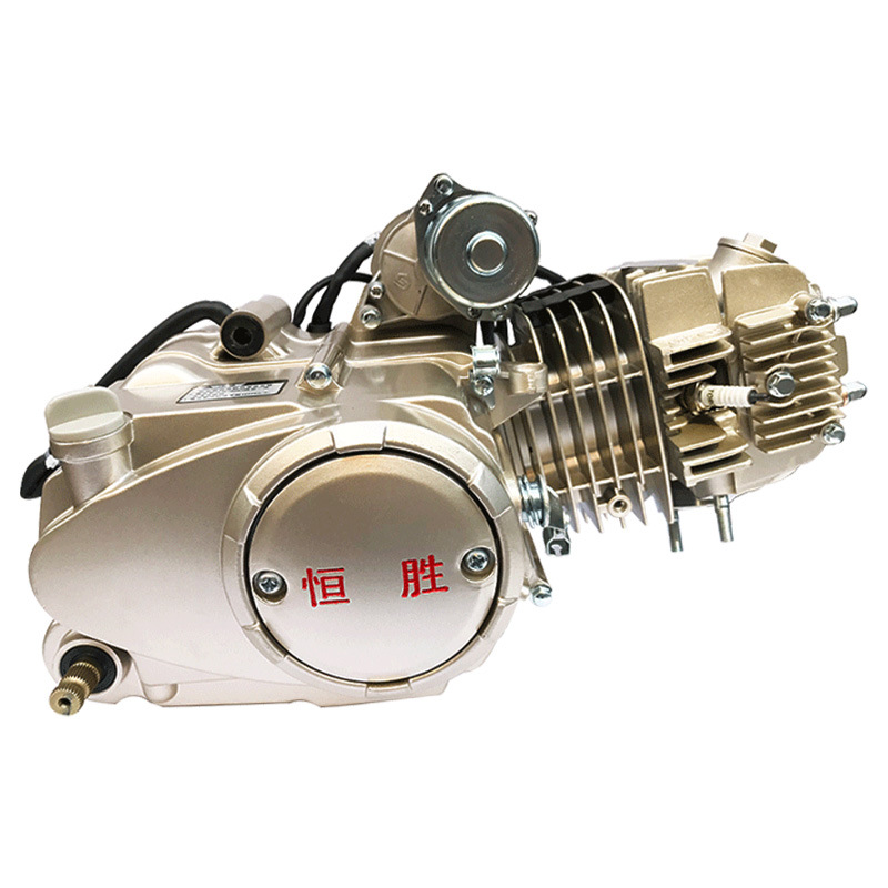 产地货源全新弯梁摩托车发动机恒胜卧式130风冷三轮车发动机
