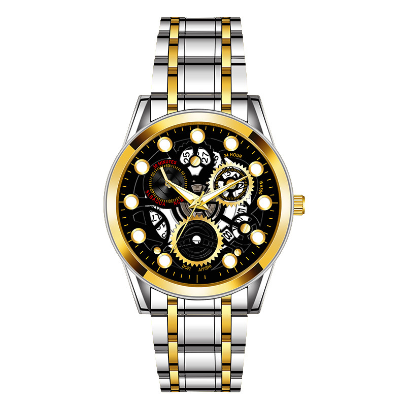 爱依士aiyishi防水时尚瑞士全自动非机械新款商务手表男1808