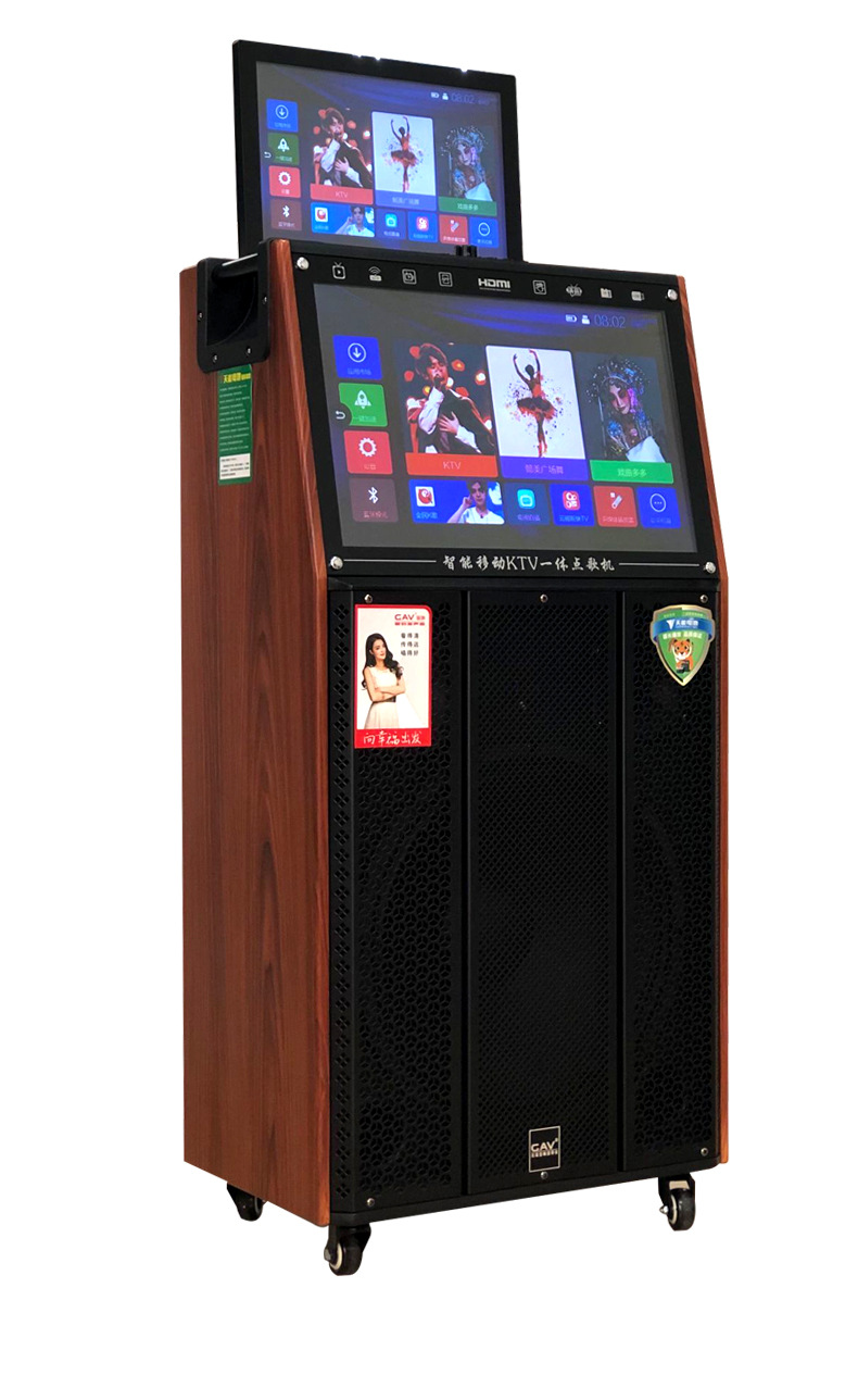gav k33wb广场舞wifi音响19寸户外大功率移动k歌拉杆音箱播放器