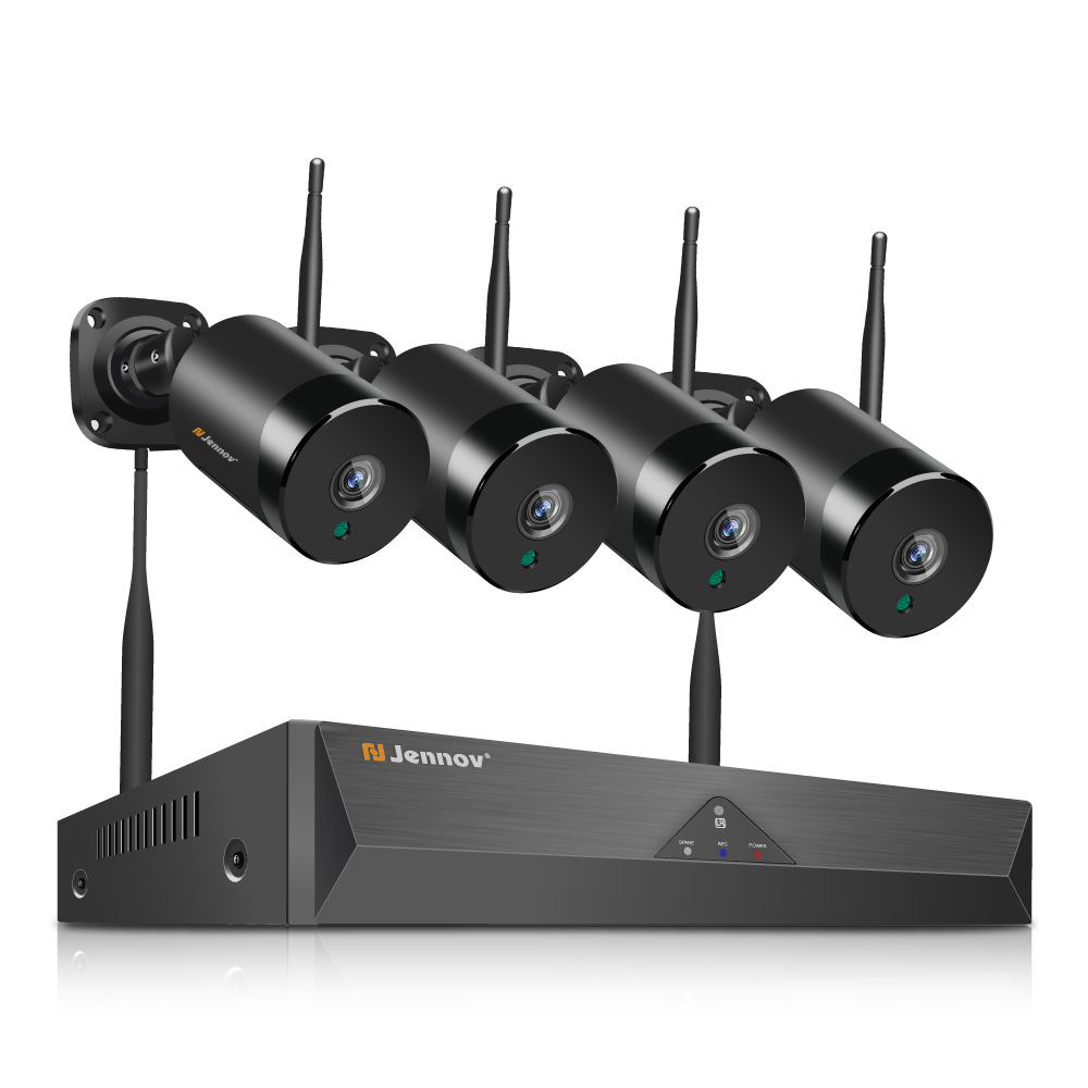 3mp高清无线nvr套装wifi ip摄像机户外防水录音p2p cctv视频监控