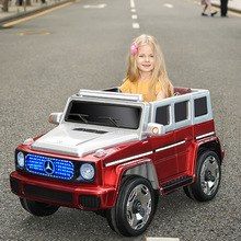 新款儿童电动汽车奔驰大g可坐双人宝宝四轮遥控大号越野汽车童车