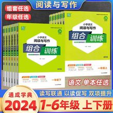 2024春通成小学语文阅读与写作组合训练英语一二三四五六年级下册