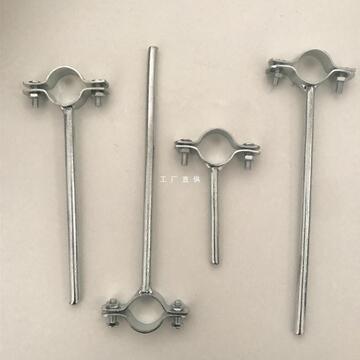 镀锌吊码天然 煤气管卡4分铁水管吊架固定支架管夹管码120长150长