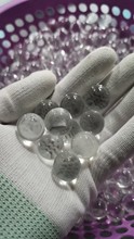 Transparent large glass ball beads solid crystal ball跨境专