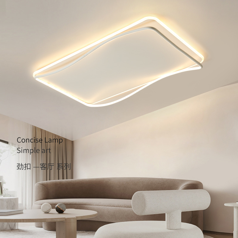 2021年新款客厅灯长方形led吸顶灯大灯主灯简约现代大气北欧超亮
