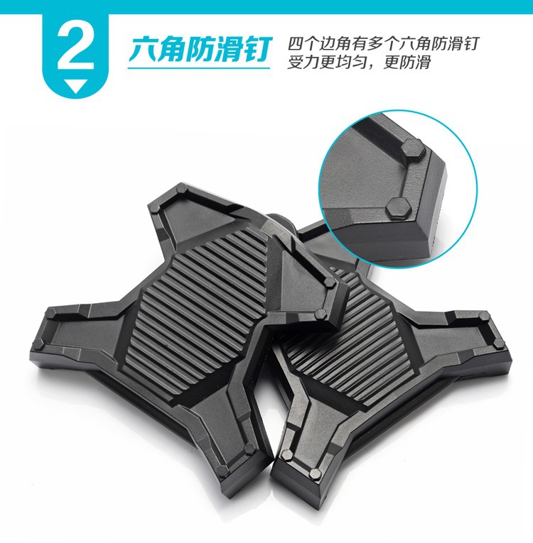 跨境热卖公路车锁踏转平踏转换器spd自锁脚踏板keo锁片自行车配件