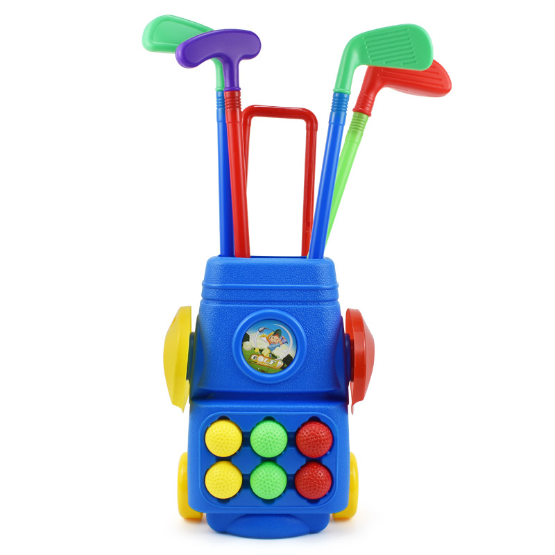 Children's Golf Club Package Toys Indoor Outdoor Sports Parent-Child Interaction Cross-Border Factory Direct Sales
