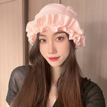 泳帽女长发专用不勒头可爱韩国日系显脸小大头围彩色成人布料新款