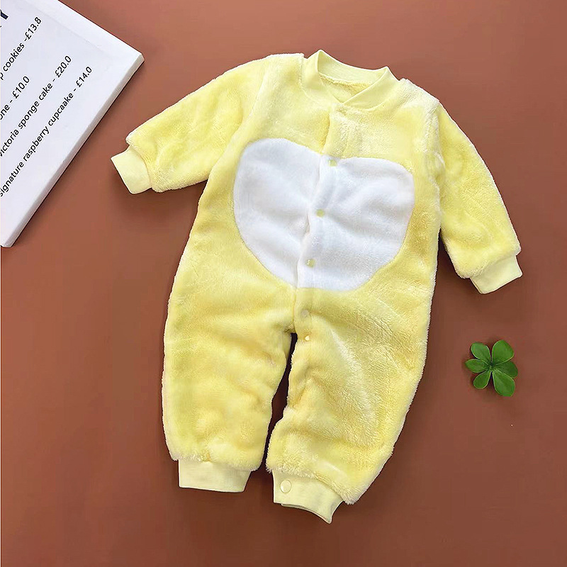 Clothes for Babies Spring and Autumn Male and Female Baby Rompers 0-1-2 Years Old Baby Jumpsuit Newborn Home Jumpsuit Baby Clothes