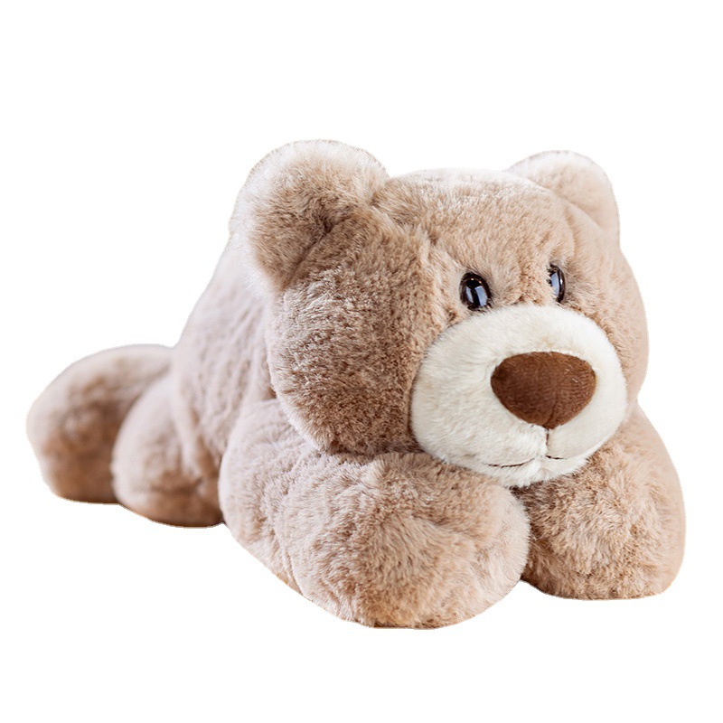 趴款棕熊公仔卢拉小熊毛绒玩偶儿童游乐园送小朋友 女生 礼品