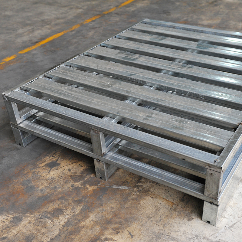 通润四向钢制托盘铁托盘叉车铁托盘镀锌钢托盘仓储货运铁托盘