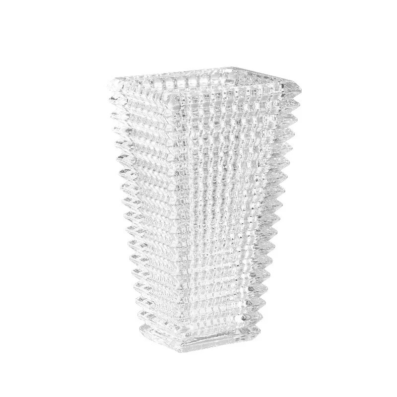 Bright Vase Factory Direct Sales Barka Light Pull Luxury Transparent Crystal Vase Glass Vase Incense Burner Baccara