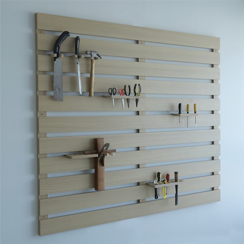 5v小木良品木工工具墙木工坊置物架车间工具架木质挂墙板收纳架北