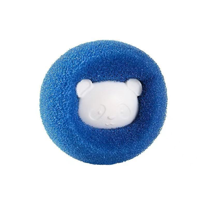 Bear Sponge Laundry Cleaning Ball Washing Machine Sticky Hair Anti-Fouling Artifact Magic Wash Ball Anti-Winding Factory in Stock