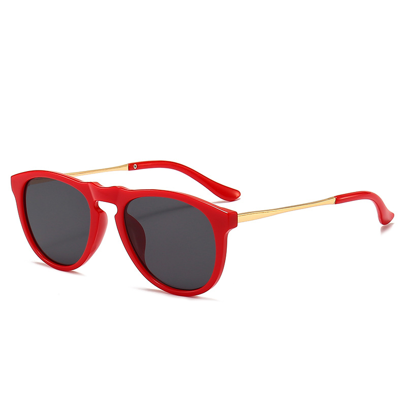 New European and American Fashion Sunglasses Online Influencer Fashion Metal Sunglasses Stylish Large Frame All-Match Cross-Border Foreign Trade Sunglasses