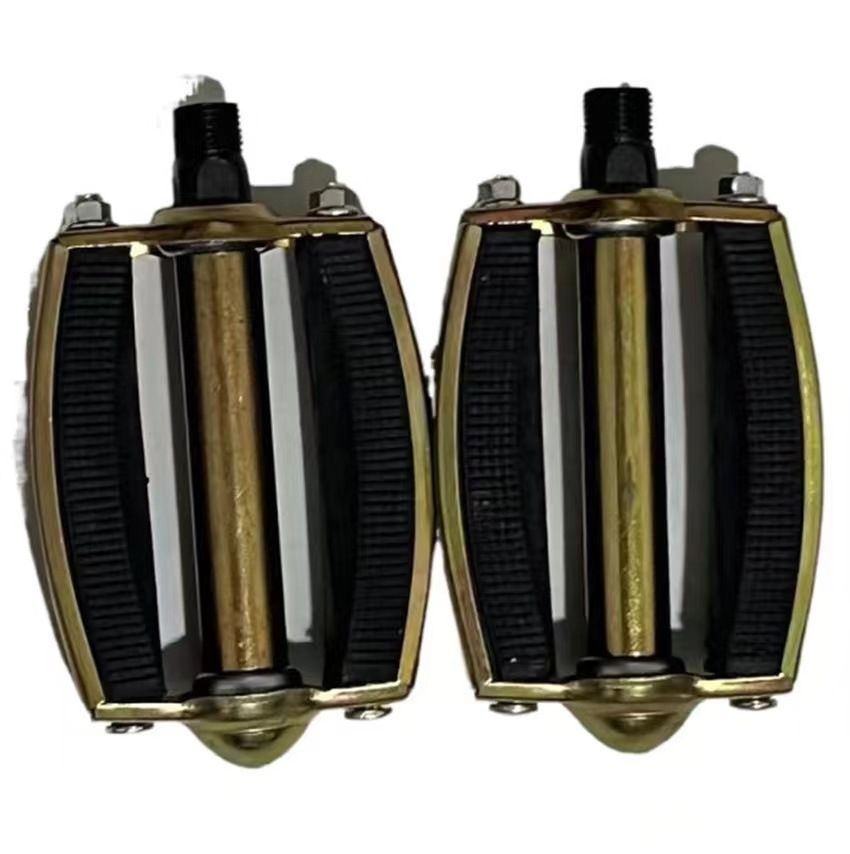 老式26/28寸黄色轴脚踏自行车脚蹬/米花脚蹬/28车用脚踏/26车脚踏