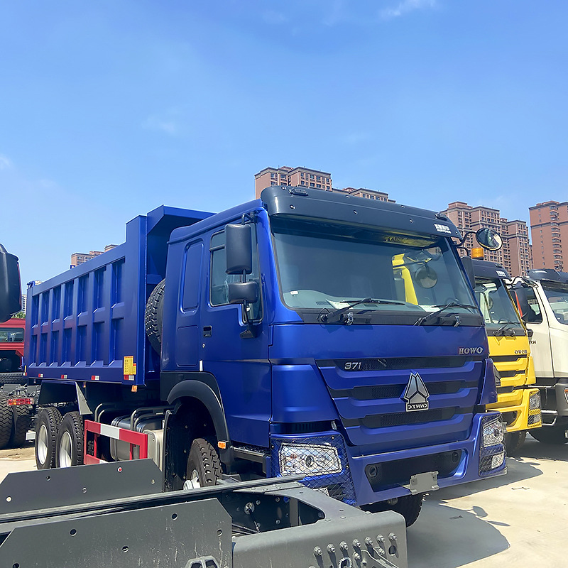 出口二手翻斗车厢货车工程倾斜车 港口双桥运输车 渣土自卸车howo