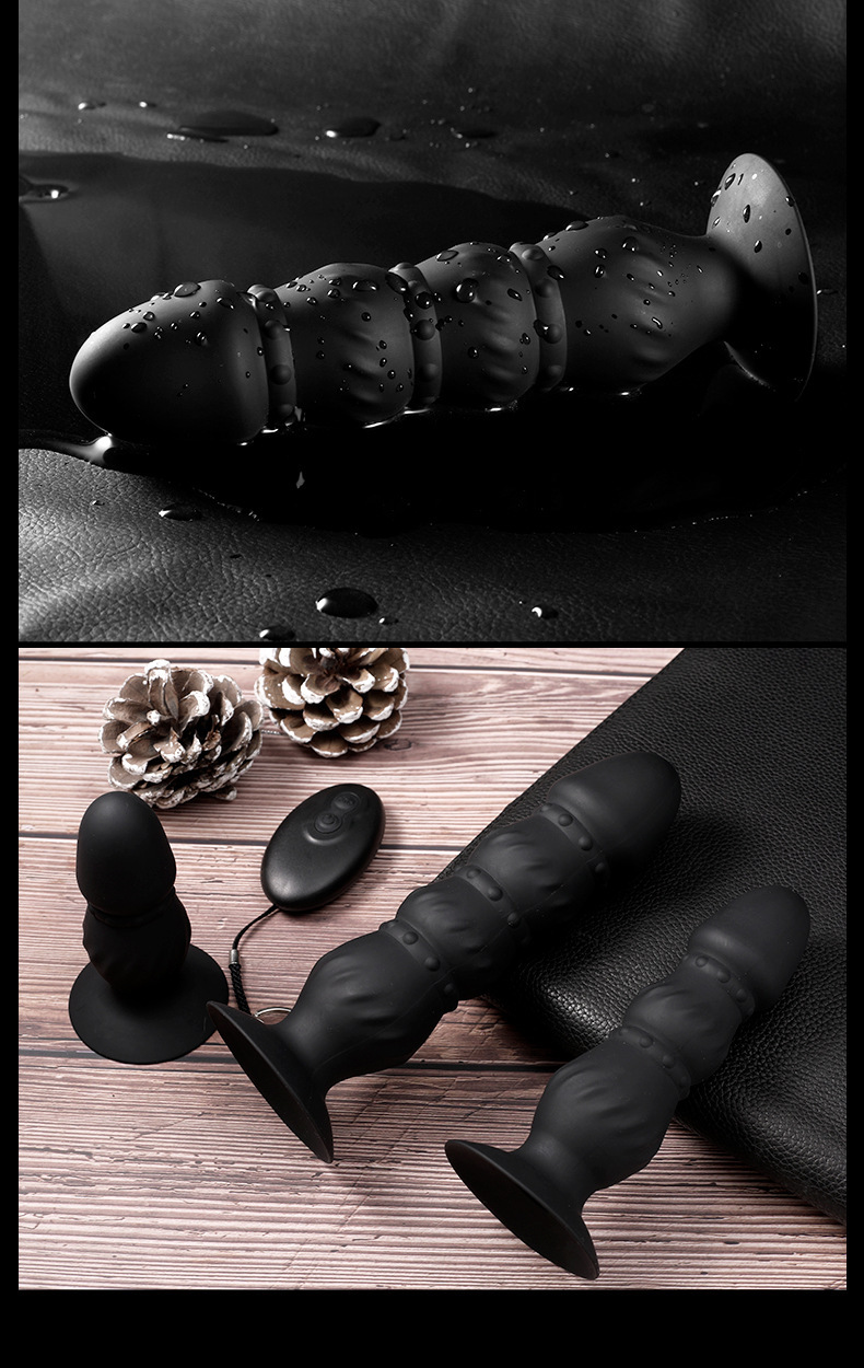 涩妞妞遥控后庭震动棒男用前列腺按摩器男女震动棒自慰器成人用品