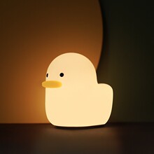 呆呆鸭硅胶拍拍灯usb充电婴儿喂奶护眼小夜灯卧室床头睡眠led台灯