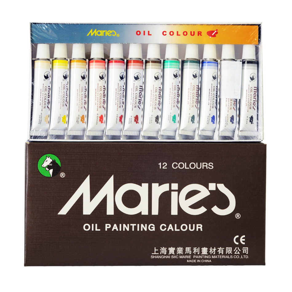 马利牌2024油画颜料12ml美术创作彩绘绘画套装油画颜料套装
