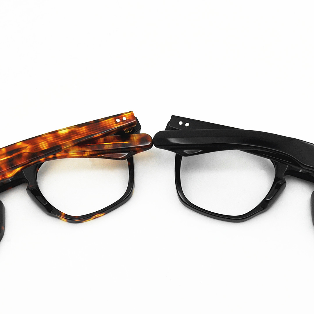 新款板材加厚眼镜框架大码方型 日本设计师jmm同款男女凹凸眼镜潮