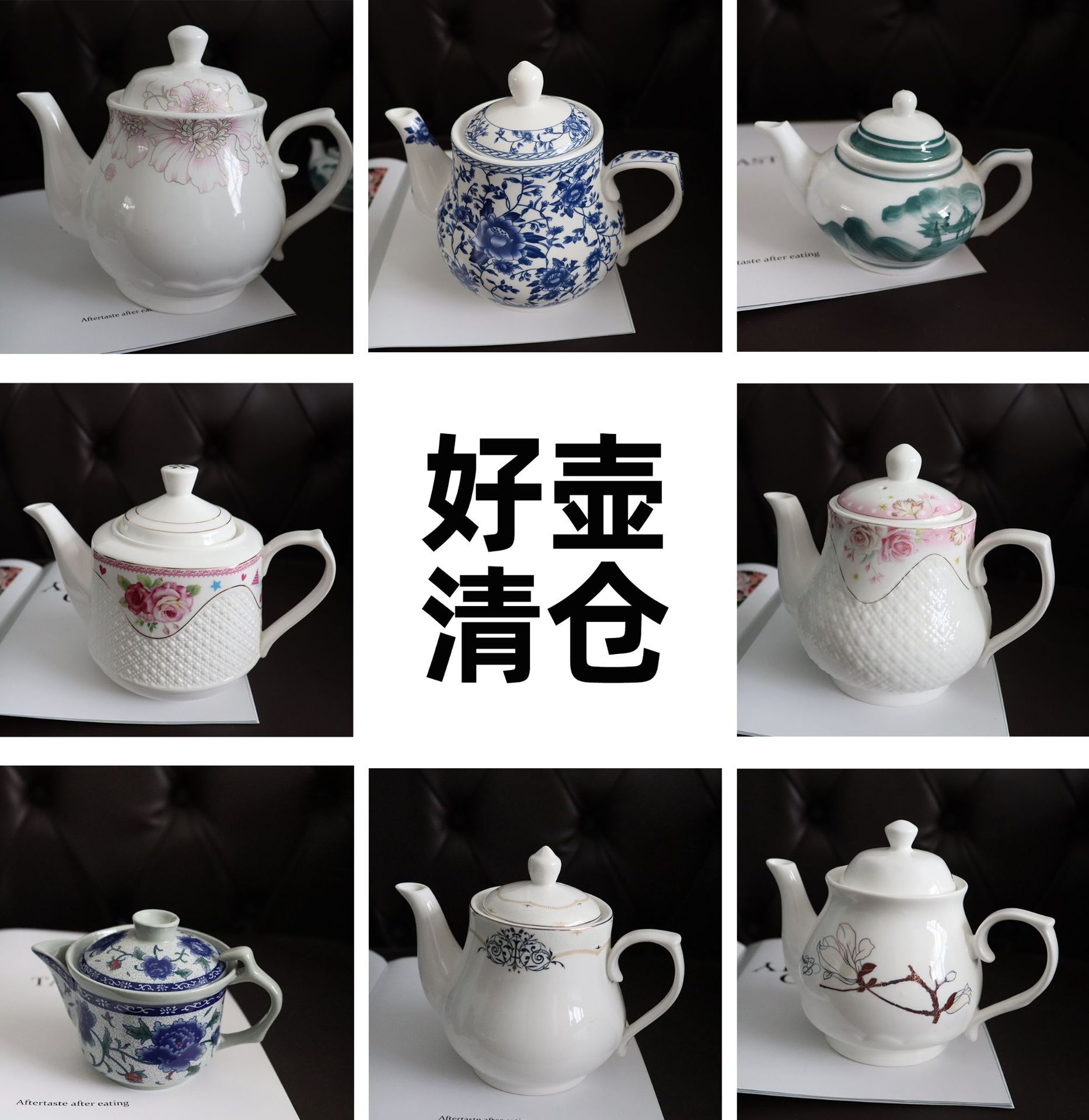 茶壶单壶老式茶壶大容量茶水壶耐高温陶瓷凉水壶家用中式茶壶商用
