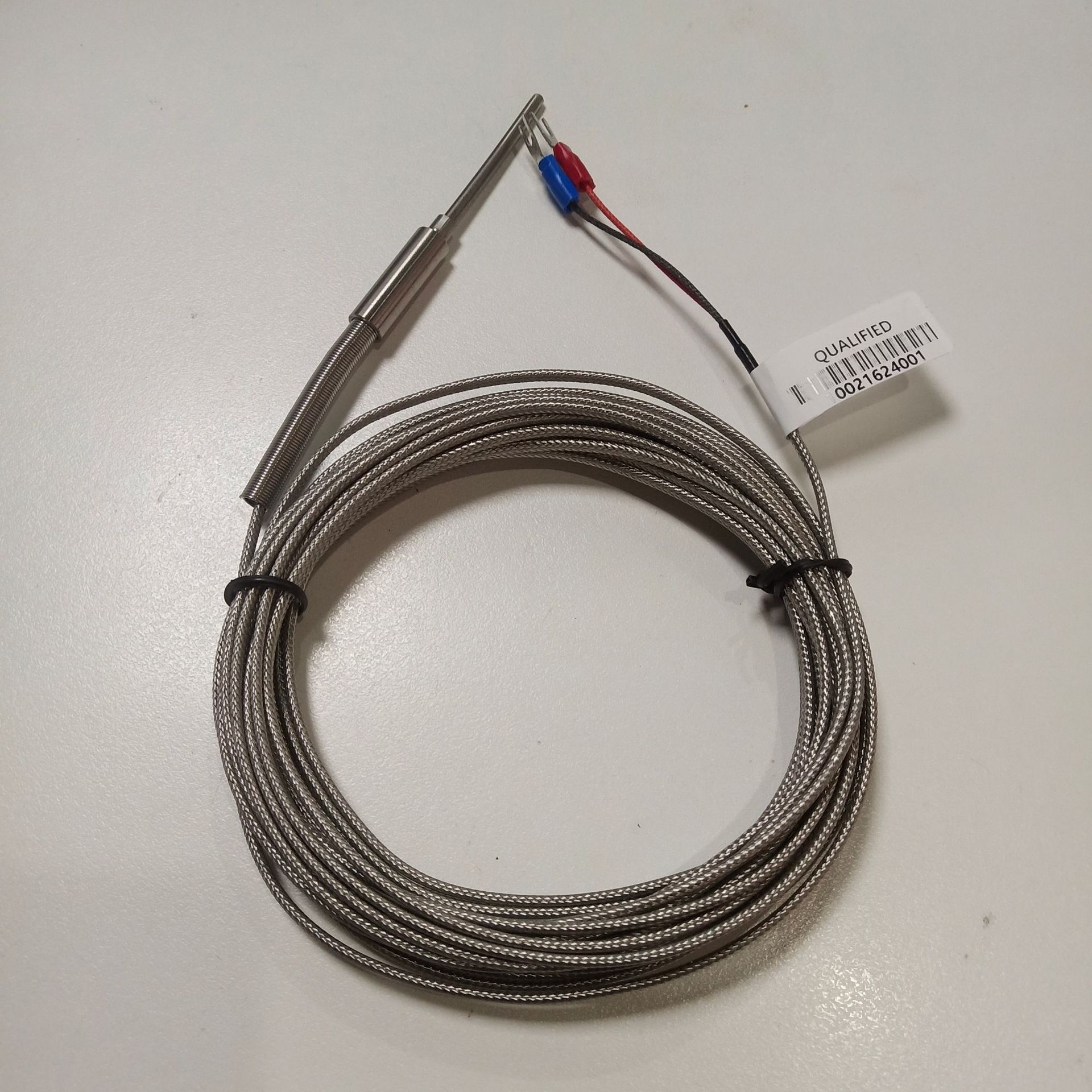 zysensork分度铠装热电偶0800度3米网线探头40mm3mm直径