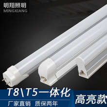 厂家直销 led日光灯T5 T8一体化led日光灯管 t5led灯管玻璃日光