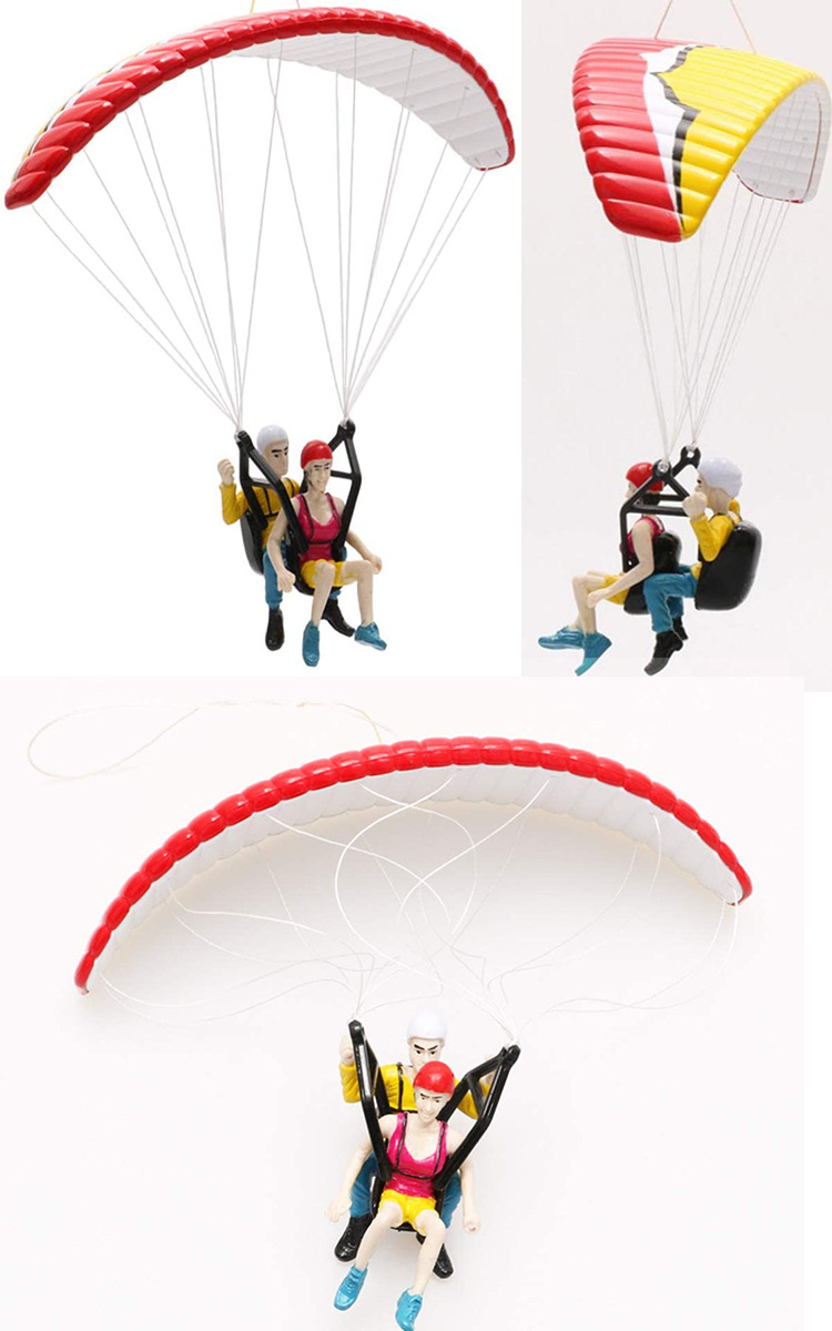 滑翔伞模型无动力滑翔伞摆设品纪念品跳伞俱乐部飞行滑翔伞赠品