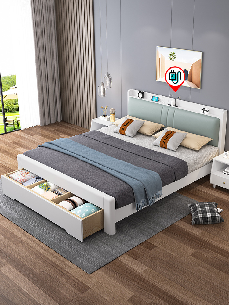 2m1.35单人储物床