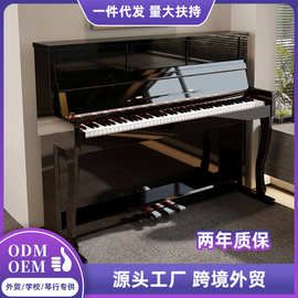 厂家批发立式电钢琴88键重锤钢琴专业级考级电子智能数码钢琴MIDI