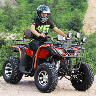 四驱大公牛沙滩车四轮越野摩托车轴传成人燃油全地形车atv山地车